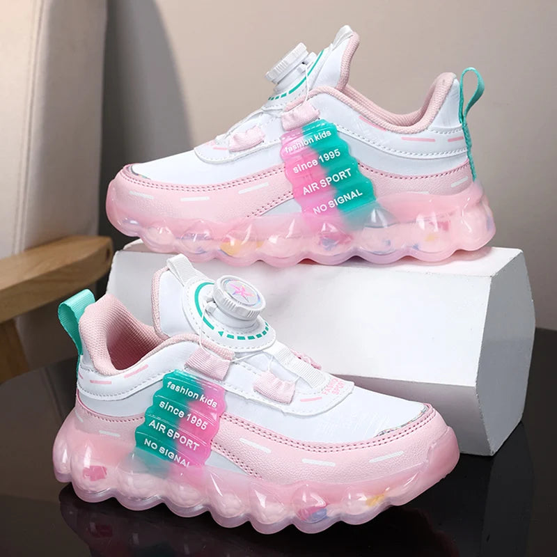 NBGAG Anti-Skid Leather Kids Sneakers ATHLEXES