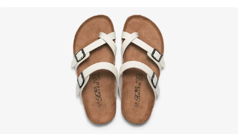 Cork Breeze Summer Sandals for Men - Stylish Beach Footwear ATHLEXES