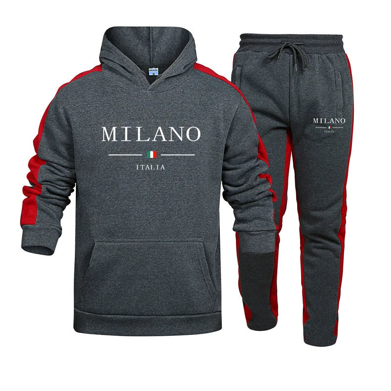 UrbanSport Men's Hooded Tracksuit Set ATHLEXES