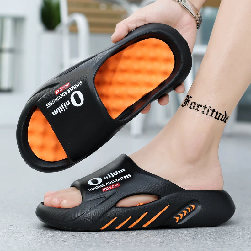 Luxury Comfort Men's Massage Slide Sandals 2024 ATHLEXES