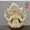 Divine Ganesha Golden Sandstone Figurine ATHLEXES