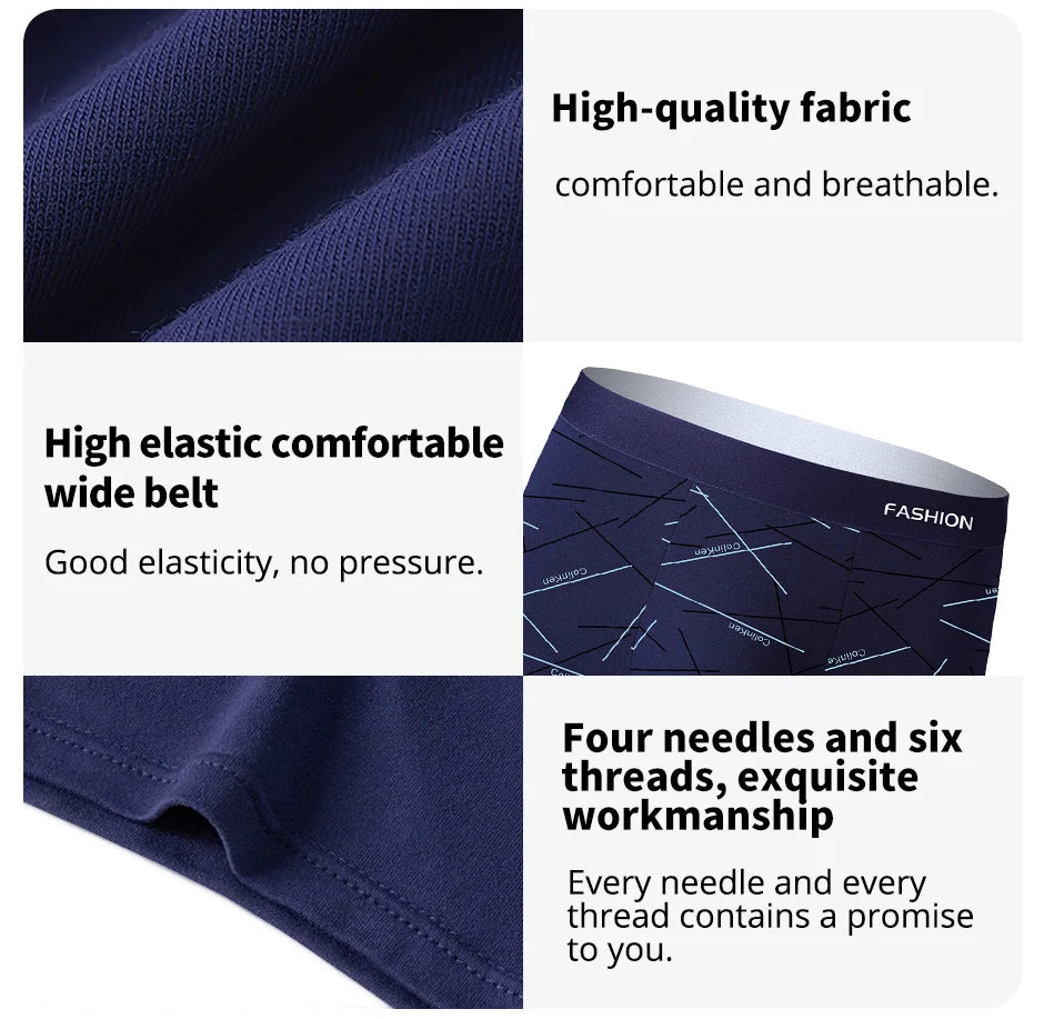 ComfortFit Men's Breathable Boxer Briefs 4 Pack ATHLEXES