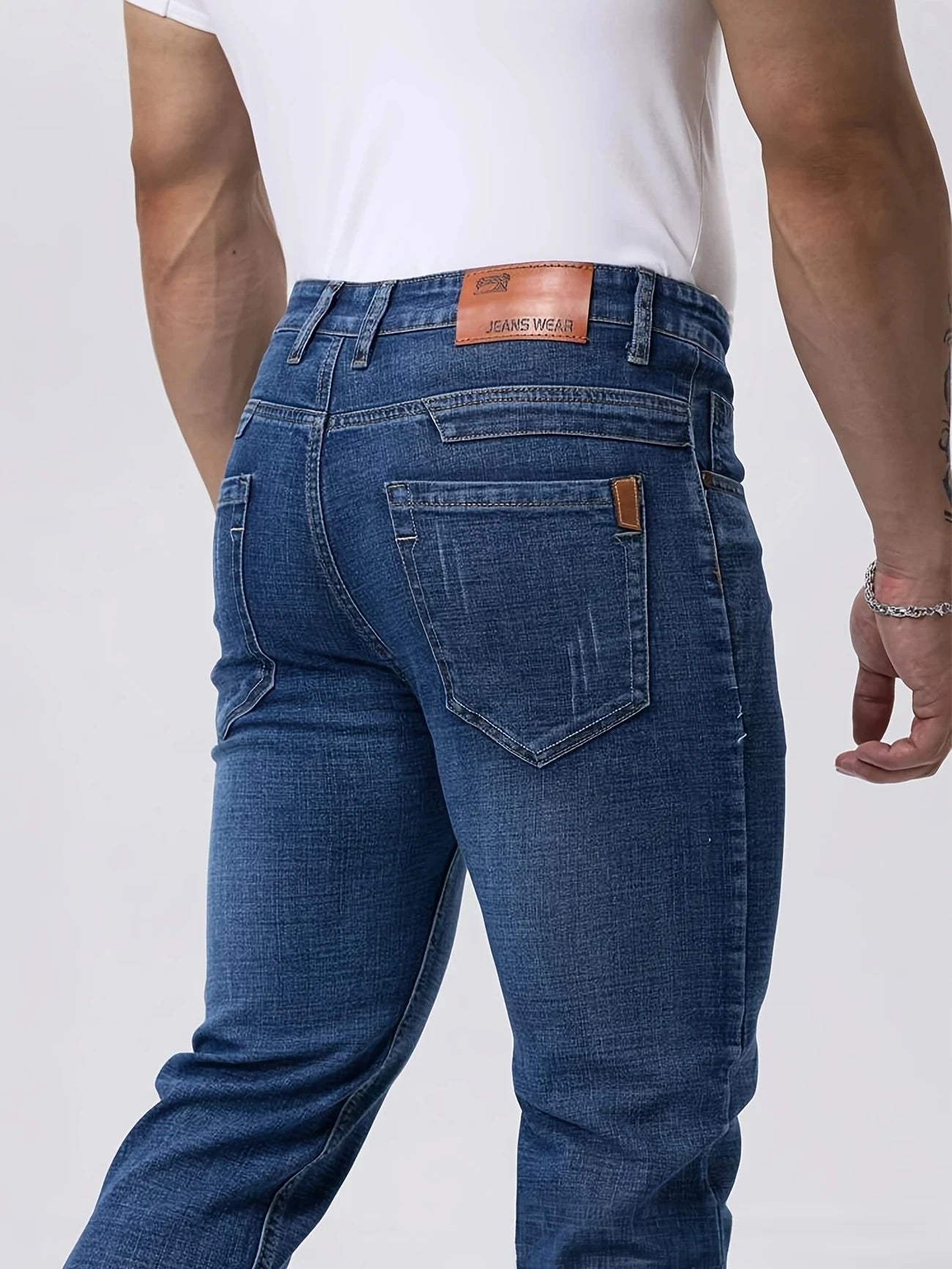 Classic Stretch Denim Jeans for Men ATHLEXES
