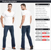 LGRGC Men's Warm Stretch Denim Boot Cut Jeans ATHLEXES