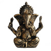 Divine Ganesha Golden Sandstone Figurine ATHLEXES