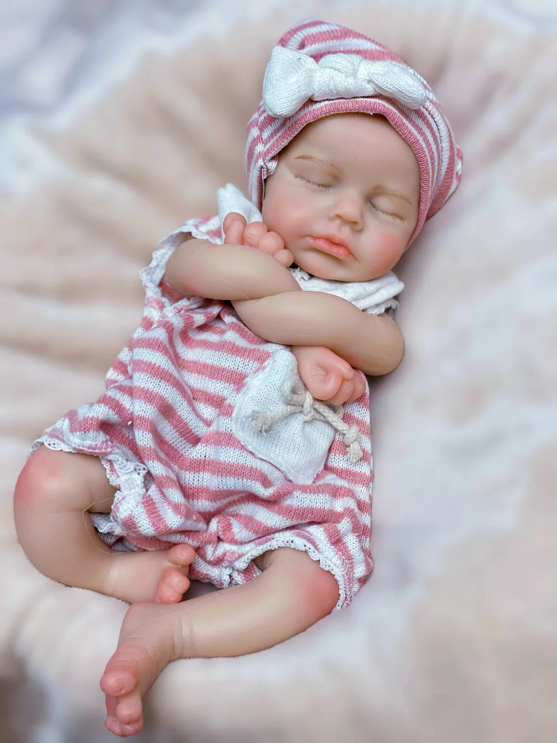 33cm LouLou Silicone Reborn Baby Doll with Bottle ATHLEXES
