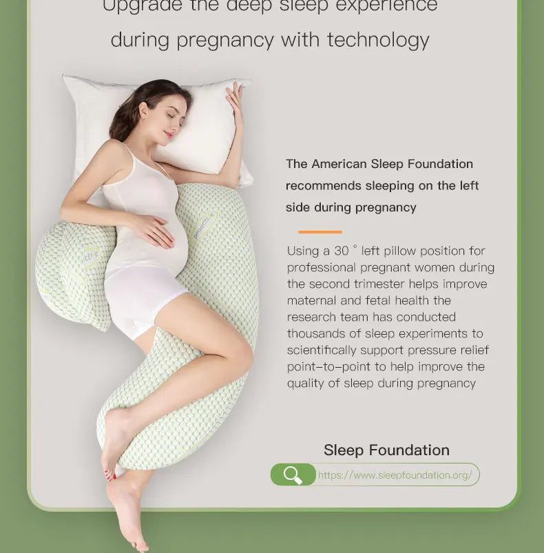 ComfortNest Multi-Functional Pregnancy Pillow ATHLEXES