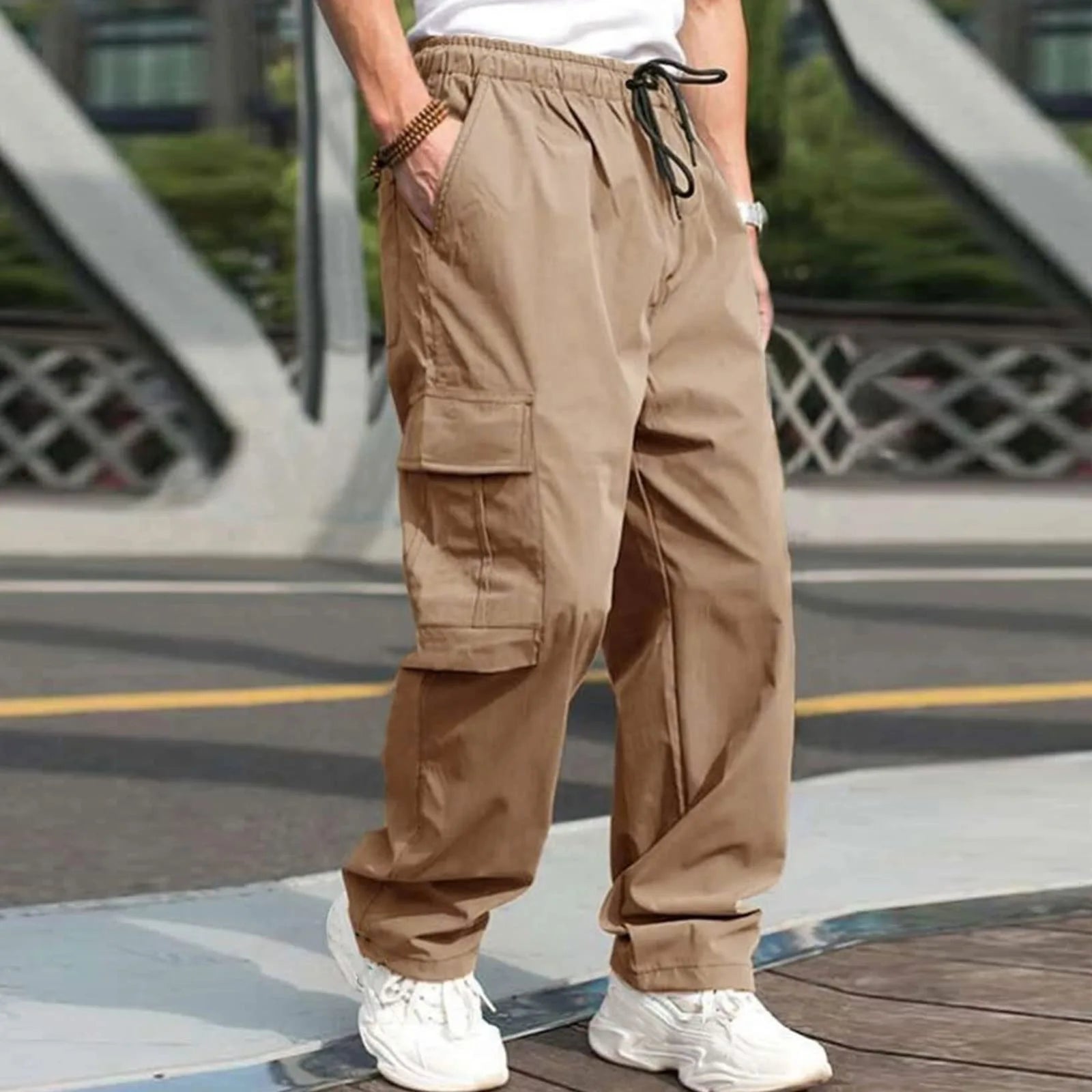 UrbanEase Casual Straight Pants for Men ATHLEXES