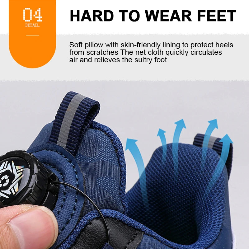Stylish Leather Kids Running Sneakers ATHLEXES