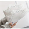 Blossom Breeze Chic White Lace-Up Sneakers ATHLEXES