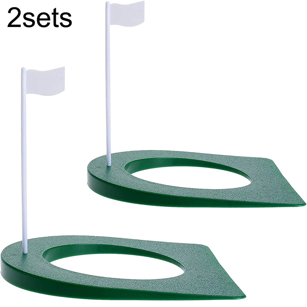 Regulation Golf Putting Cup & Flag Training Set ATHLEXES