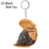 Heartfelt Dog Angel Pendant Keychain ATHLEXES