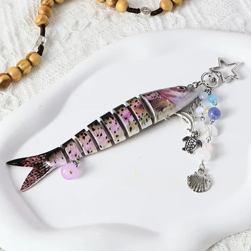 Catchy Fish Keychain for Fishing Enthusiasts ATHLEXES