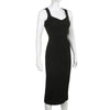 Korean Knit Square Collar Summer Dress ATHLEXES