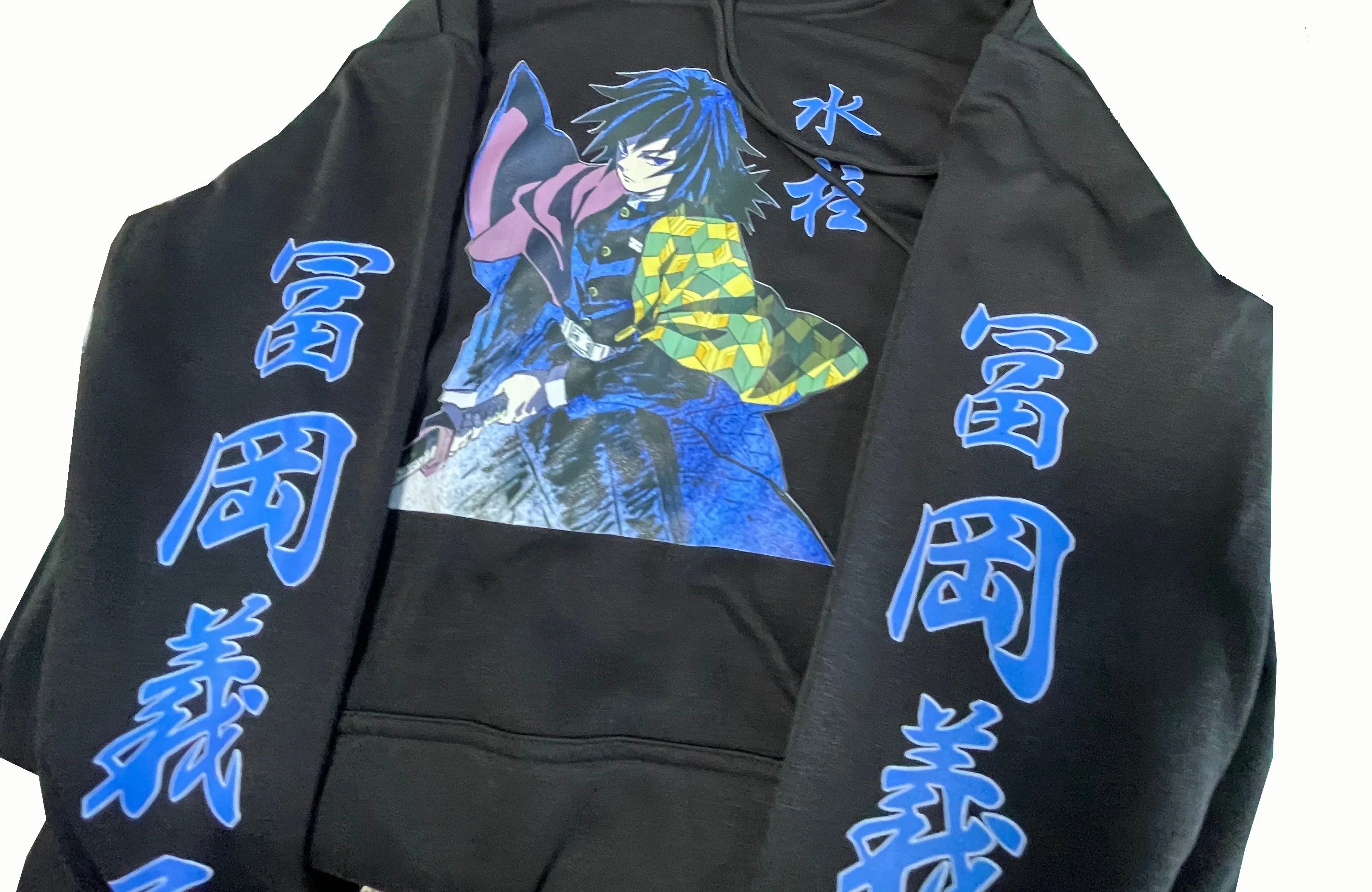 Demon Slayer Anime Hoodie Tomioka Giyuu Printed Sweatshirt ATHLEXES