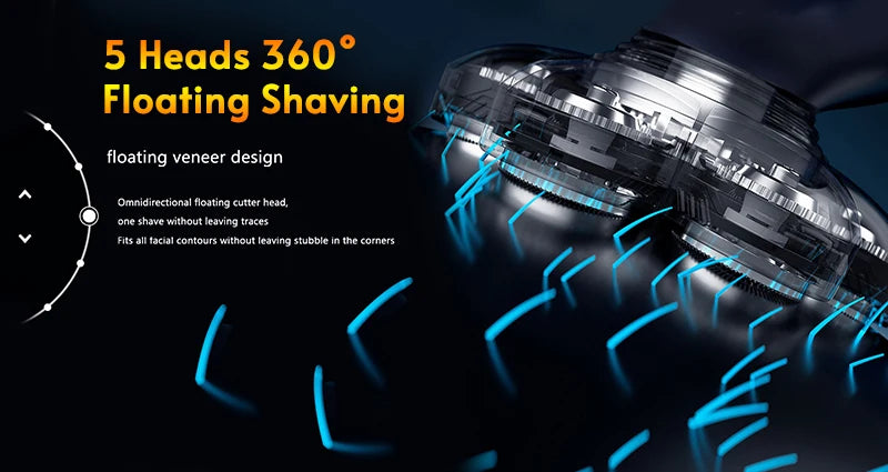 Ultimate 5 In 1 Electric Shaver for Gentlemen ATHLEXES