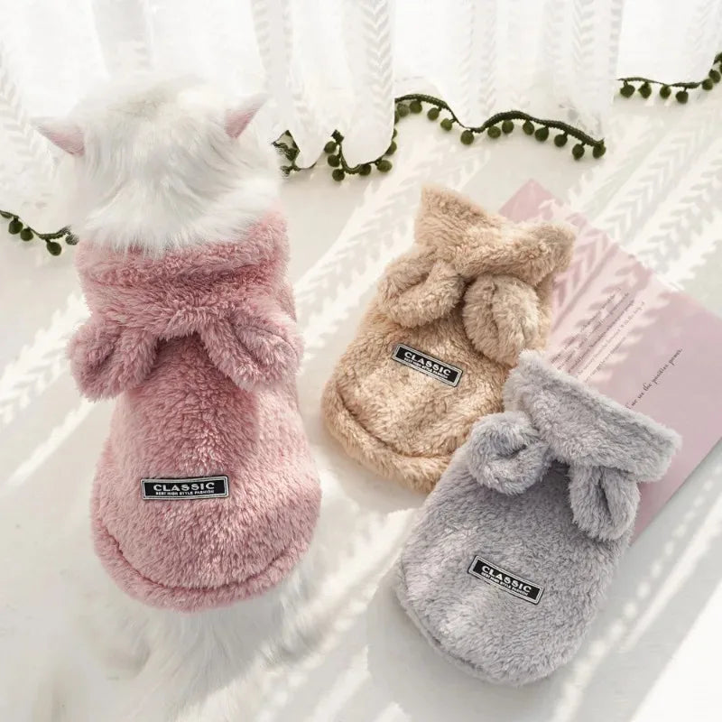 CozySoft Flannel Pet Jacket for All Breeds ATHLEXES