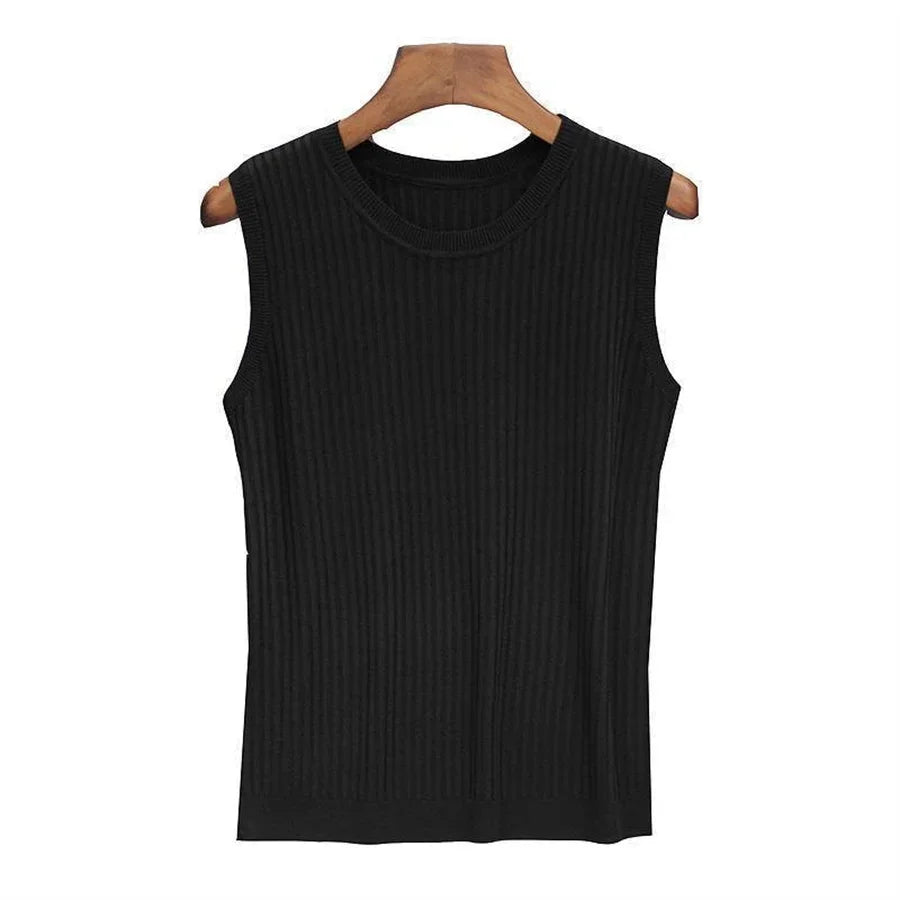 Chic Summer Knit Blouse for Women ATHLEXES