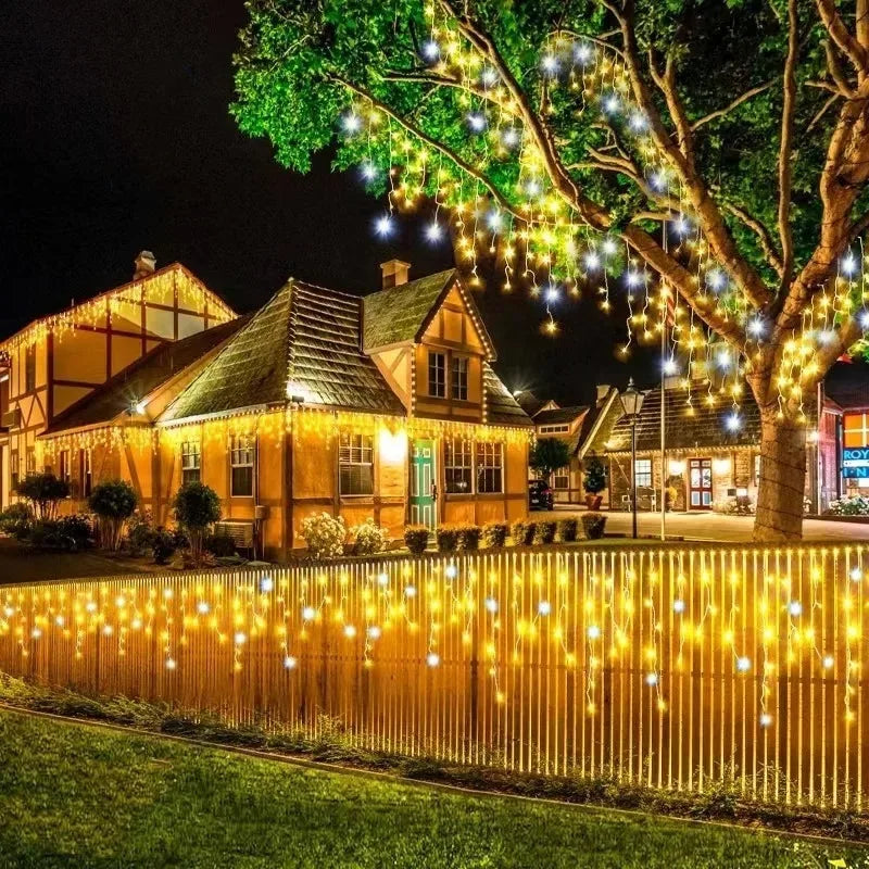 Enchanting Warm White Icicle LED Fairy Lights 2025 ATHLEXES