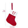 Festive Knitted Christmas Letter Stockings 2024 ATHLEXES