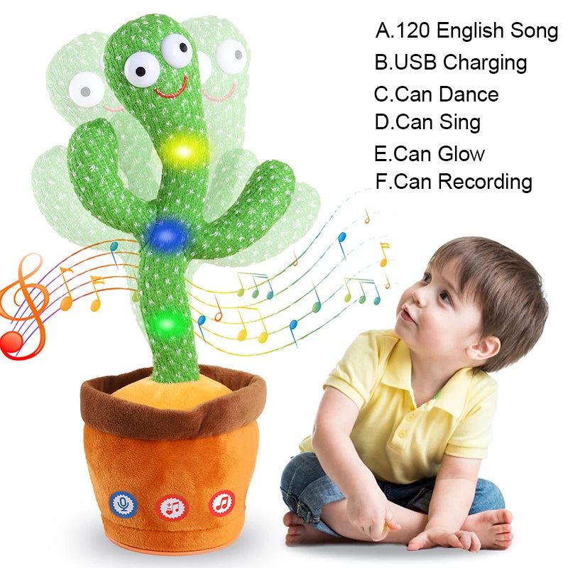 Dancing TalkBack Cactus Toy for Kids ATHLEXES