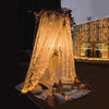 Twinkling Solar Fairy Curtain Lights for Outdoor Elegance ATHLEXES