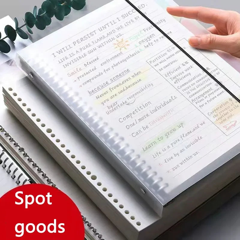 Refillable A4 A5 B5 Spiral Loose Leaf Notebook ATHLEXES