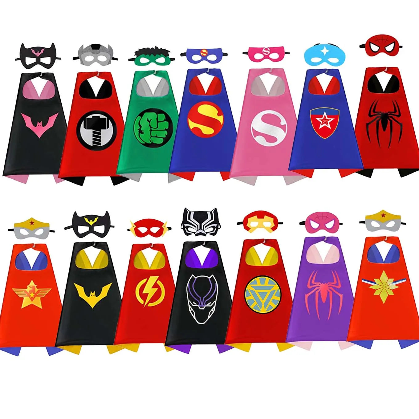 Kids Heroic Dreams Christmas Superhero Capes ATHLEXES