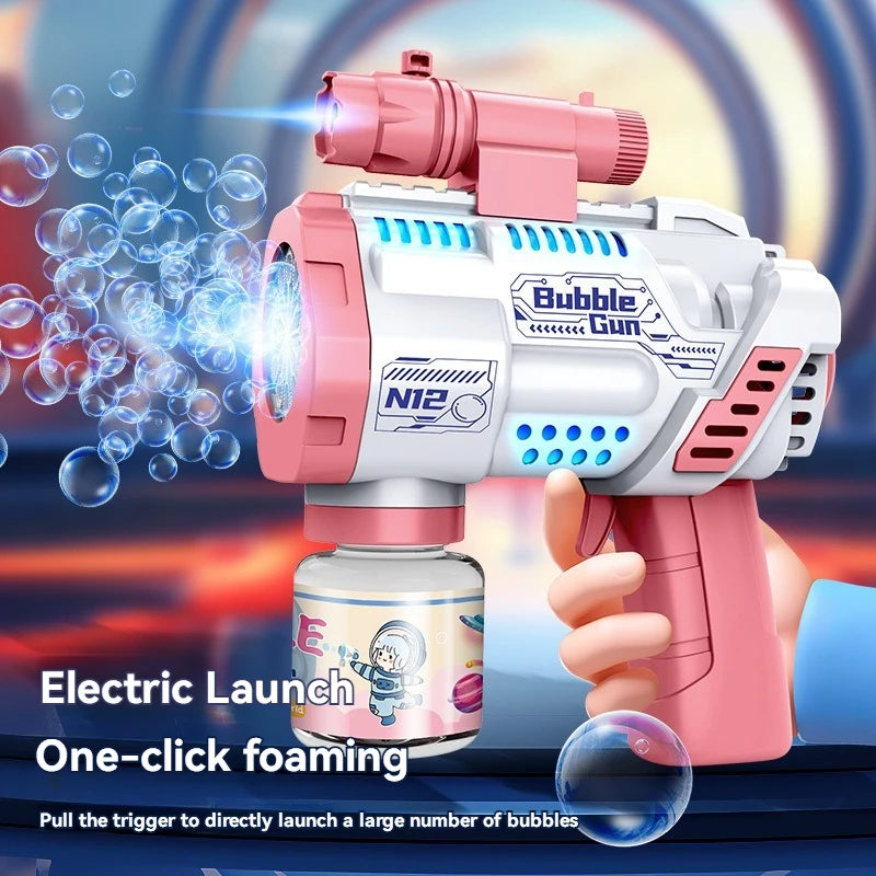 GlowBurst 12-Hole Electric Bubble Blaster ATHLEXES
