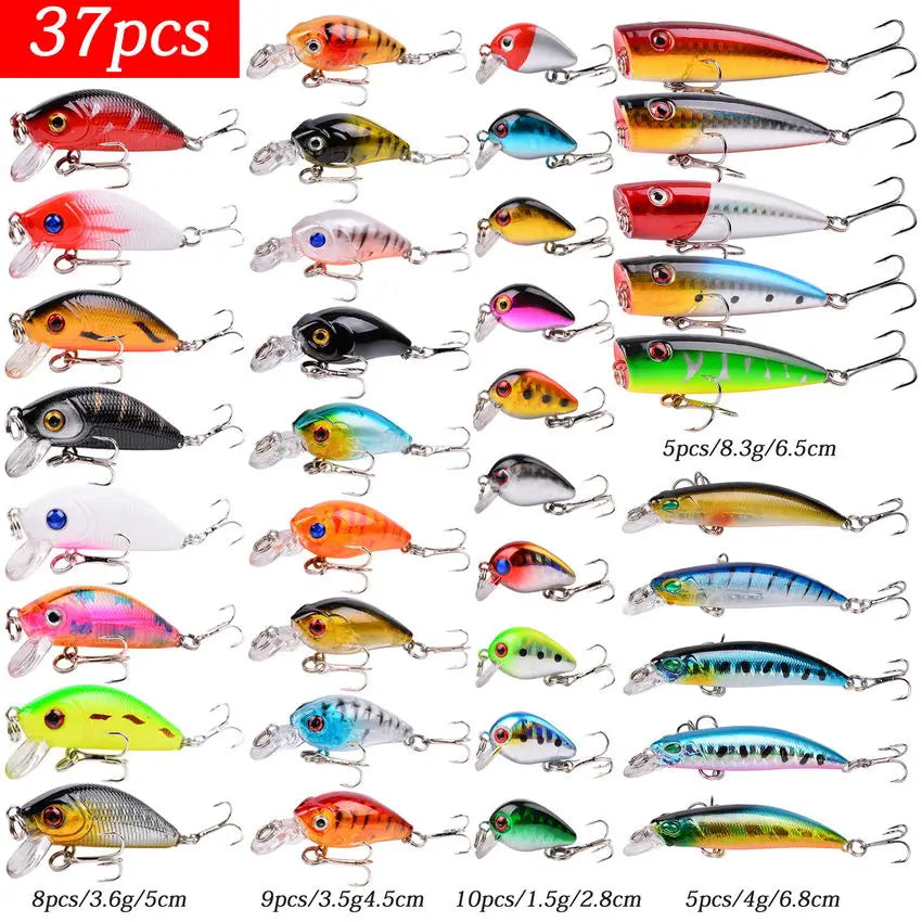 Elite Mixed Fishing Lure Kit - Crankbait & More ATHLEXES