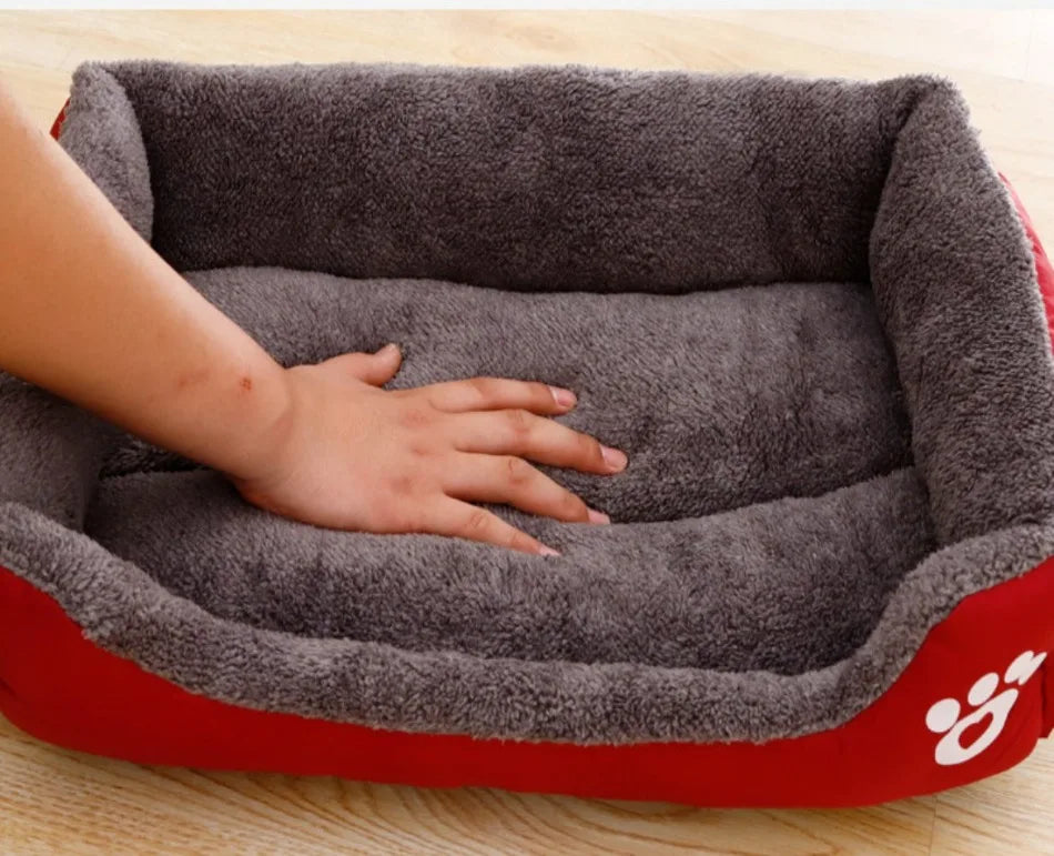 Plush Haven Waterproof Pet Bed for Cats and Dogs ATHLEXES