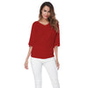 Chic Summer V-Neck Batwing Tee for Women S-5XL ATHLEXES