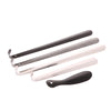 Elegant Stainless Steel Shoe Horn with Leather Cover ATHLEXES