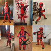 Epic Kids Deadpool Superhero Cosplay Jumpsuit ATHLEXES