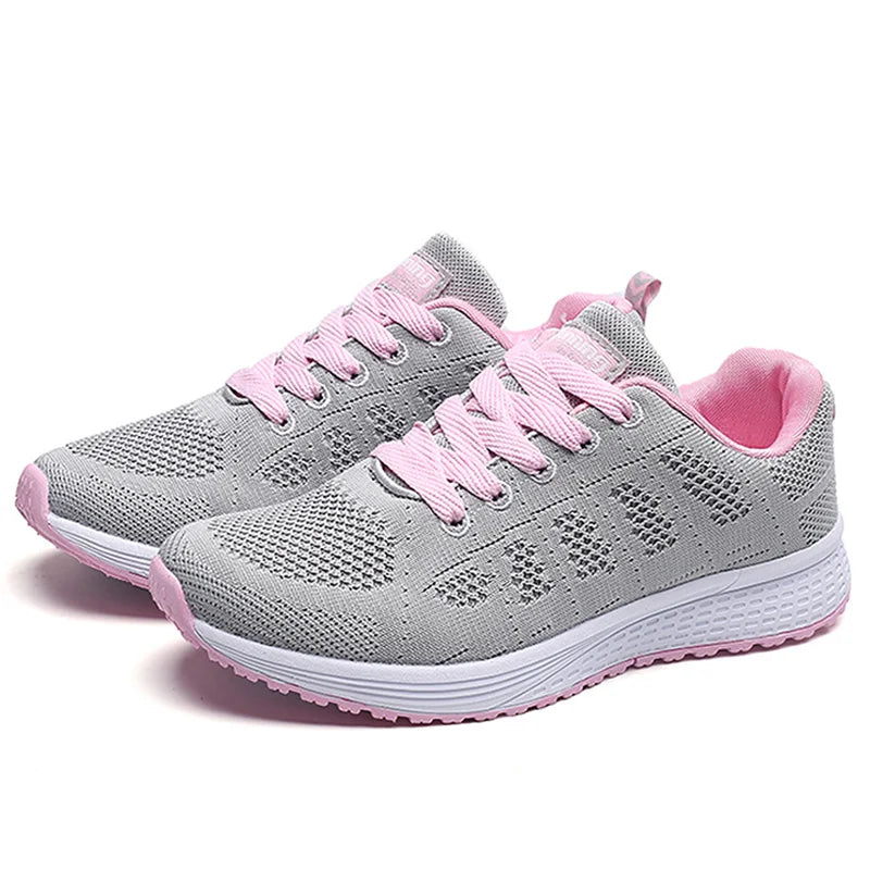 BreatheEasy Women's White Athletic Sneakers for Sport and Casual Wear ATHLEXES