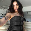 Goddess Glam Metallic Corset Top ATHLEXES