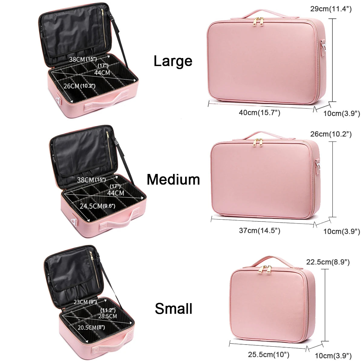 TravelPro Waterproof Makeup Organizer Case ATHLEXES