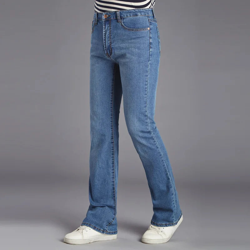 Men's Classic Bootcut Flare Denim Jeans ATHLEXES