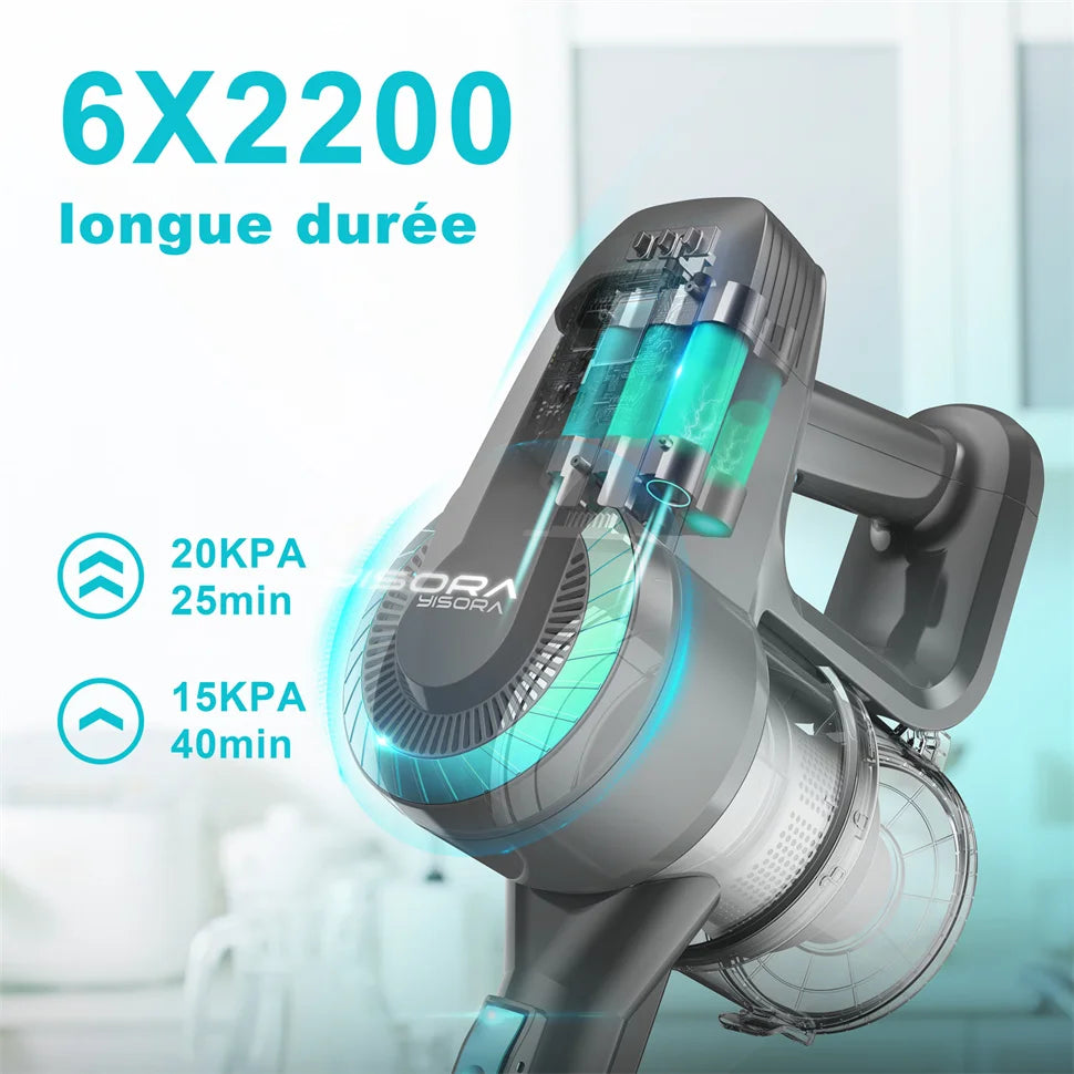 YISORA Ultra Lightweight Cordless Vacuum Cleaner ATHLEXES