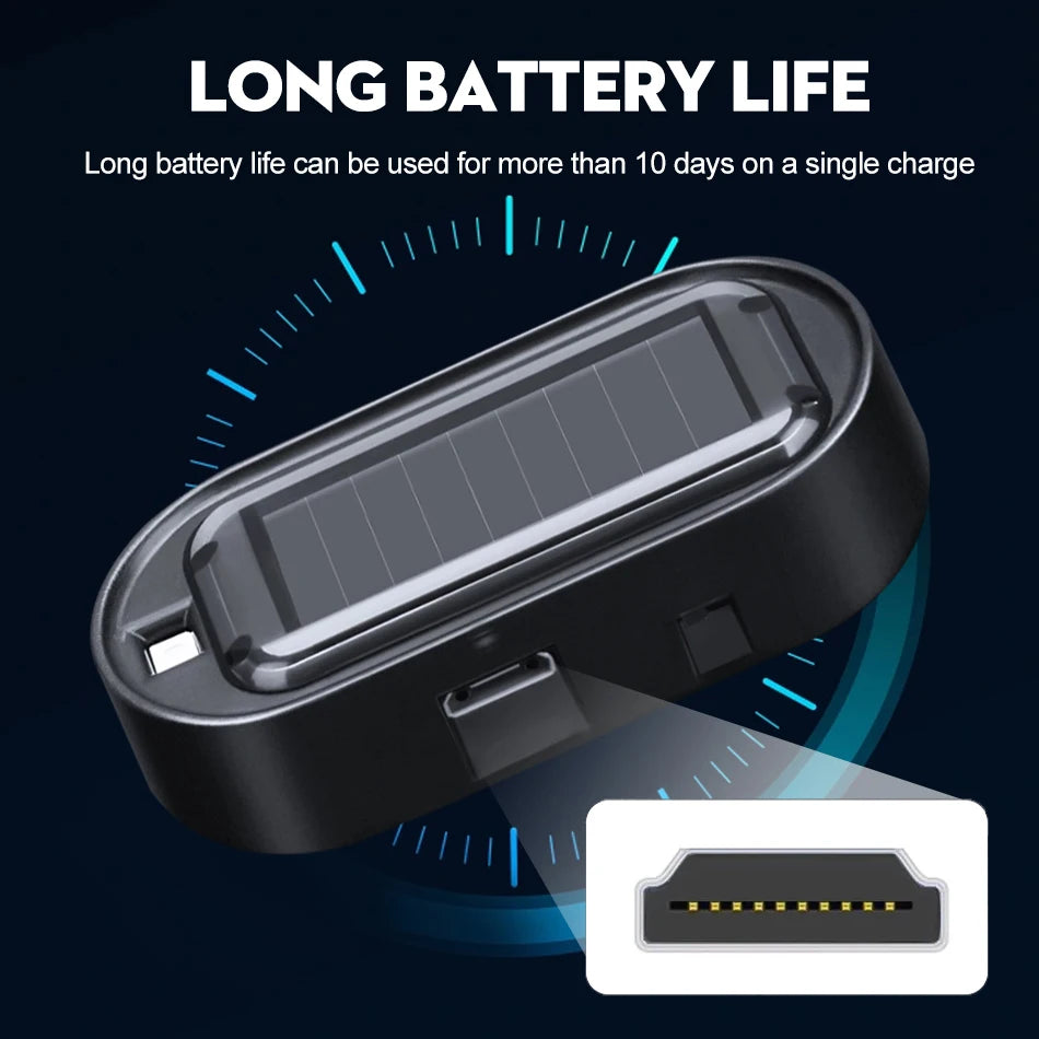 SolarSim Anti-Theft LED Security Lights ATHLEXES