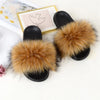 Luxury Faux Fur Slides for Women - Summer Comfort ATHLEXES
