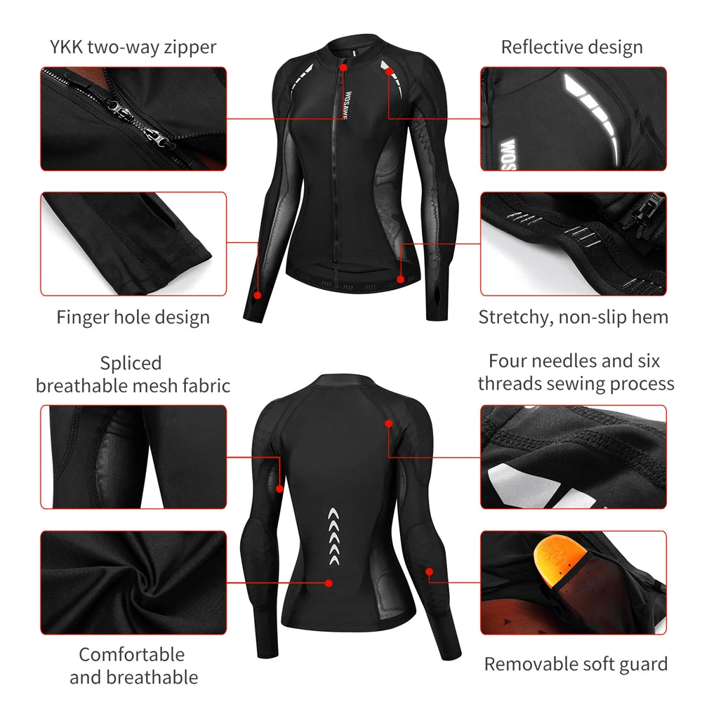 WOSAWE Women's CE Certified Motorcycle Jacket ATHLEXES