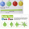 Creative Kids Fort Building Blocks Tent Brick Kit for DIY Fun ATHLEXES