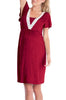 Chic Lace Maternity Nursing Pajamas Set ATHLEXES