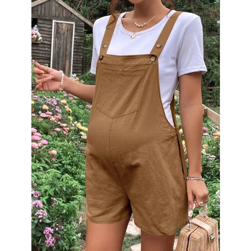 Chic Plus Size Maternity Jumpsuit for Summer Bliss ATHLEXES