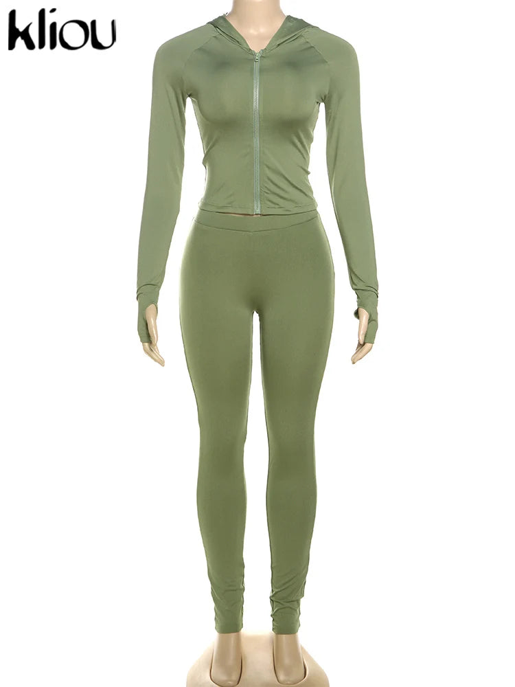 ChicFlex Women's Zip-Up Tracksuit Set ATHLEXES
