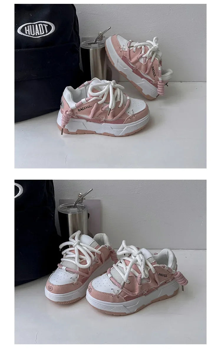ChicNiche Color Block Dad Shoes for Couples ATHLEXES