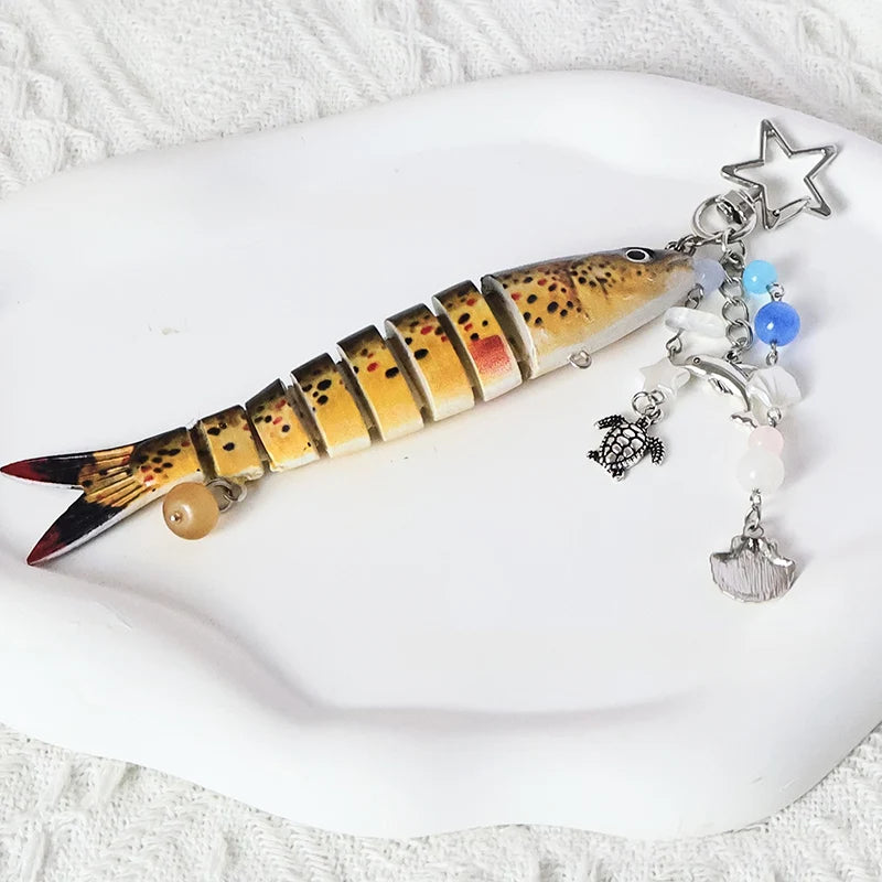 Catchy Fish Keychain for Fishing Enthusiasts ATHLEXES