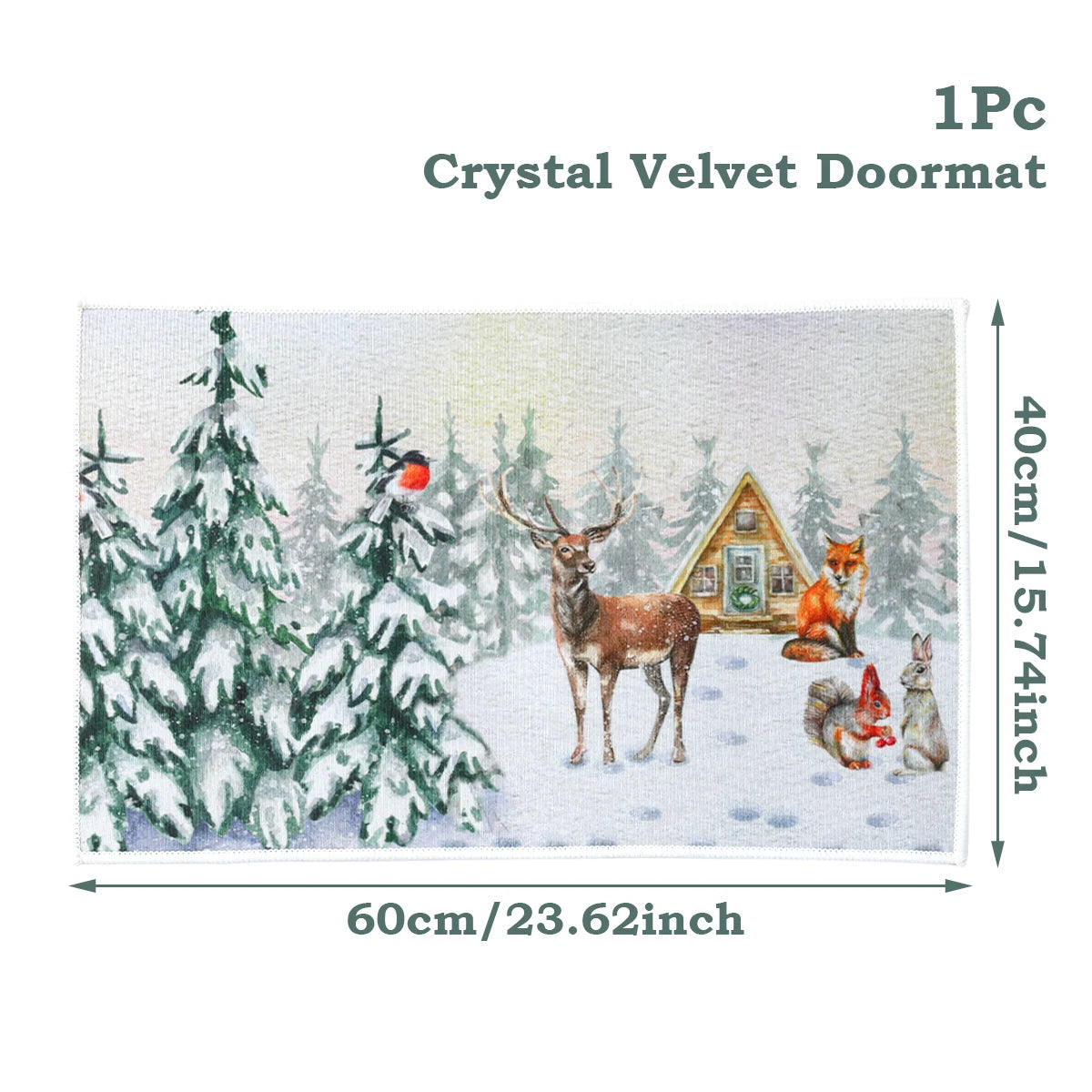 Santa Claus Holiday Outdoor Door Mat 2024 ATHLEXES