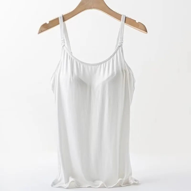 Summer Maternity Nursing Sling Vest with Chest Pad ATHLEXES